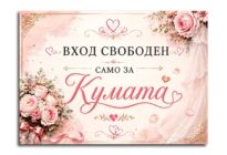 табела за кума за сватба